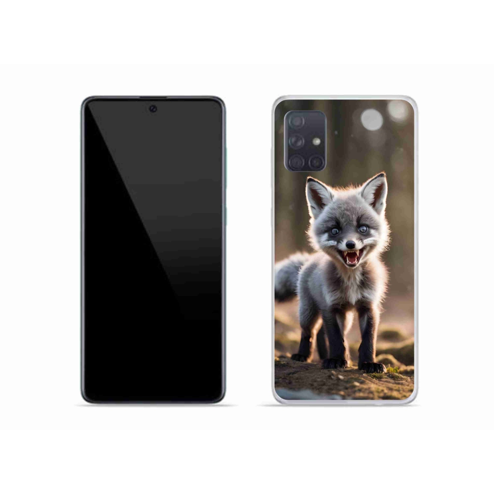 Gél védőhuzat mmCase Samsung Galaxy A51 - angry fox - dühös róka