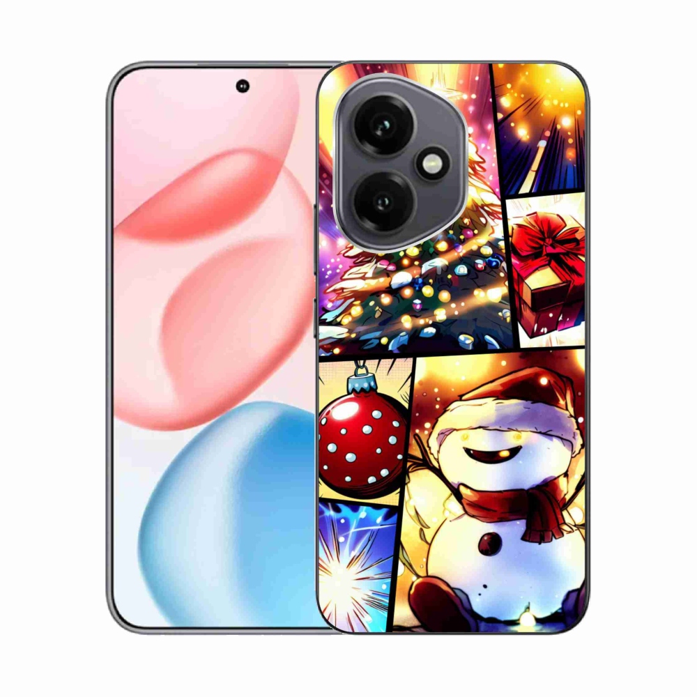 Zselés borító mmCase a Honor 400-hoz - Karácsonyi motívumok 1