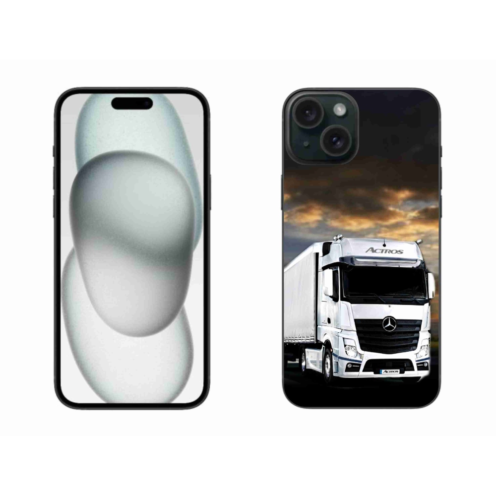 Gél borítás mmCase iPhone 15 Plus készülékhez - teherautó