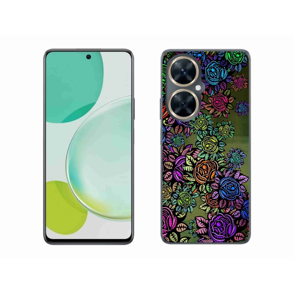 Gél borító mmCase a Huawei Nova 11i készülékhez - virágok 6