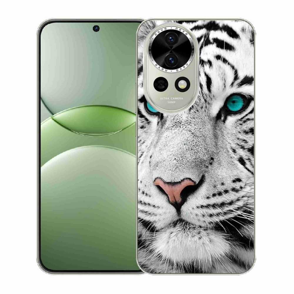 Gél borítás mmCase a Huawei Nova 13 5G készülékhez - fehér tigris