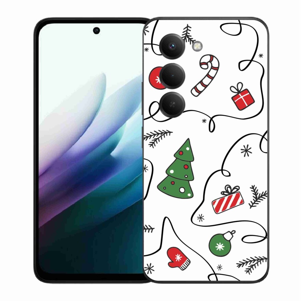 Gél borítás mmCase a Xiaomi Redmi 15 4G/5G (171mm) - karácsonyi motívumokhoz