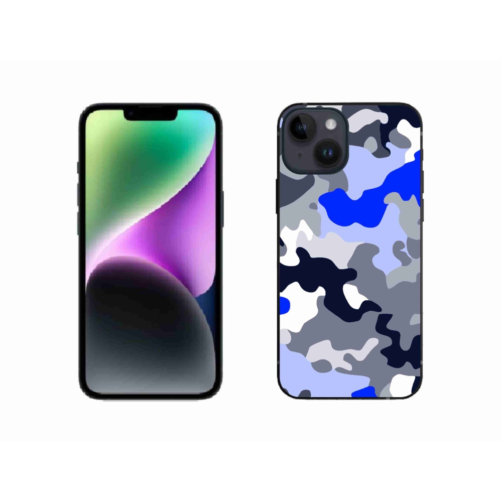 Zselés borítás mmCase iPhone 14 készülékhez - terepszínű minta 8