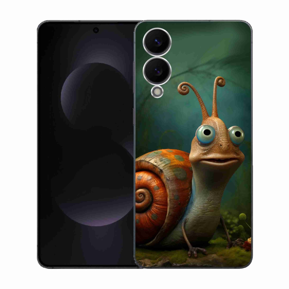 Gél védőhuzat mmCase Samsung Galaxy S25 Edge készülékhez - csiga