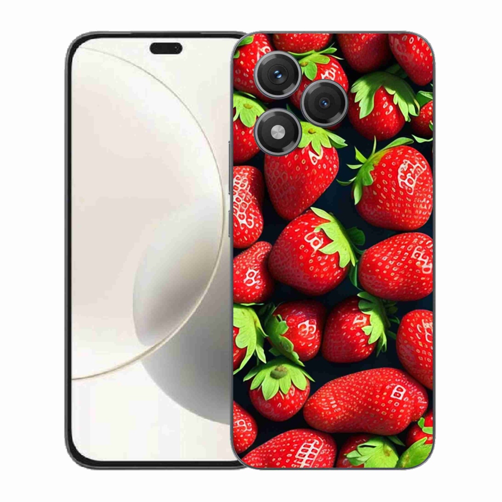 Zselés borítás mmCase a Honor 400 Lite-hoz - eper