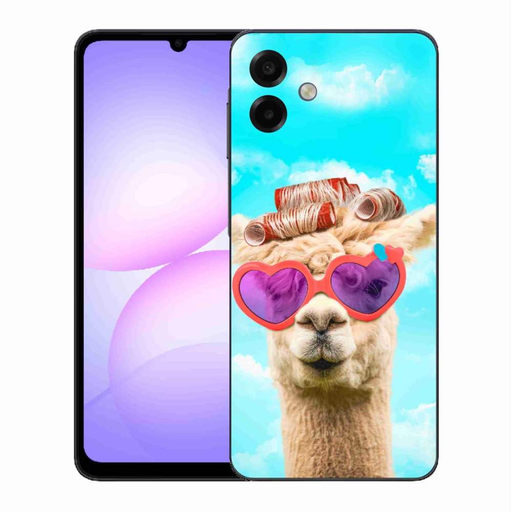 Zselés borítás mmCase Samsung Galaxy A07 4G - szemüveges láma