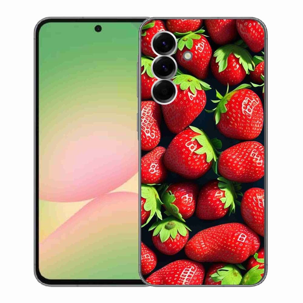 Gél védőhuzat mmCase Samsung Galaxy A56 5G - eper