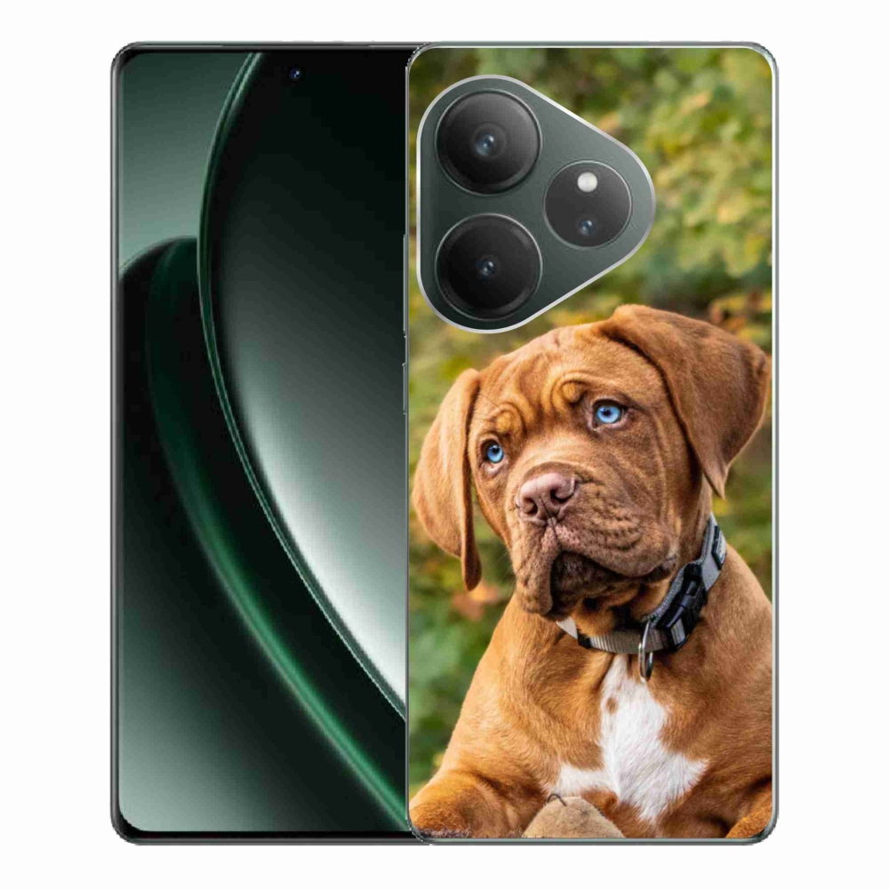 Gél borítás mmCase a Realme GT 6 5G/GT 6T 5G számára - kölyökkutyakék