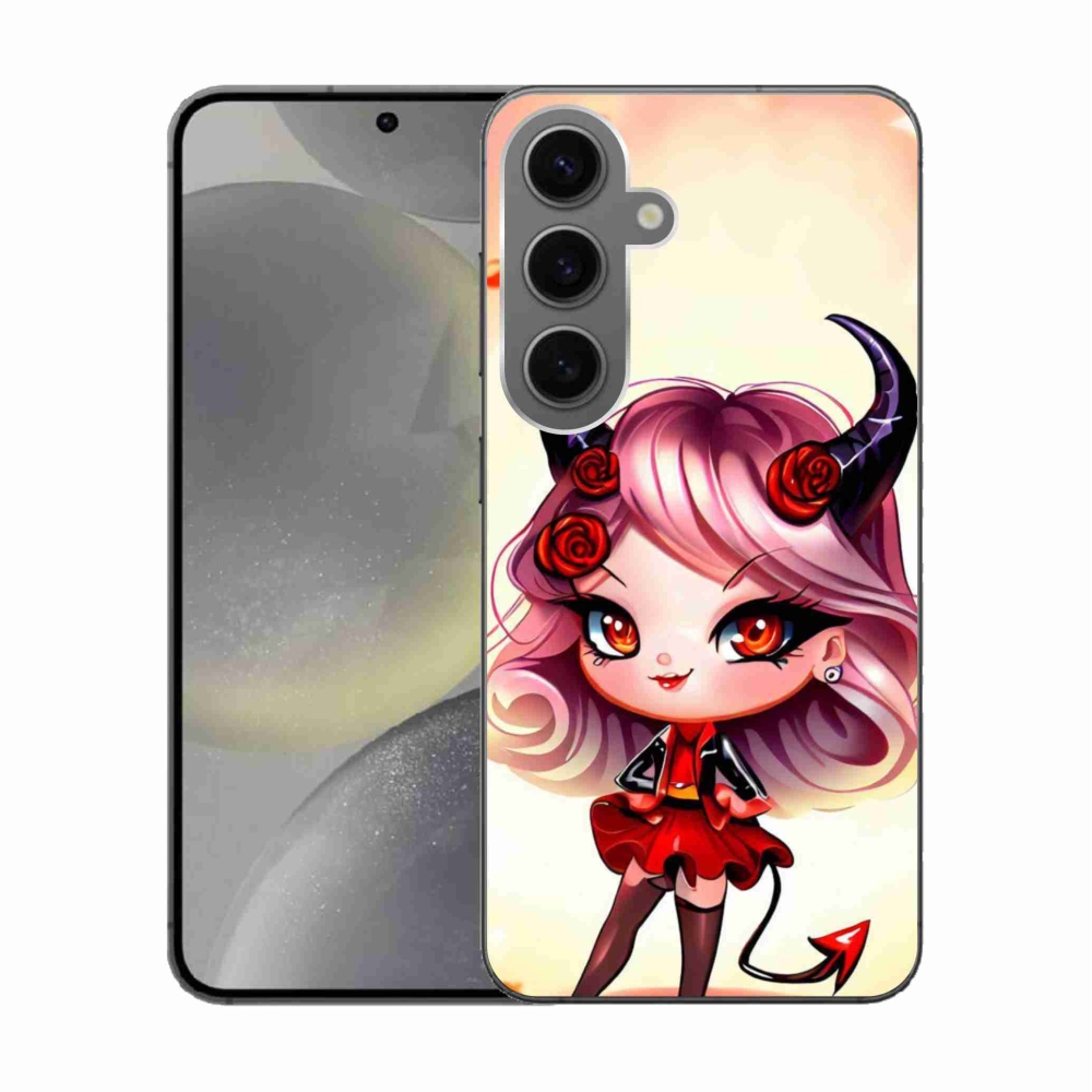 Gél védőhuzat mmCase Samsung Galaxy S24 készülékhez - rajzfilm ördög