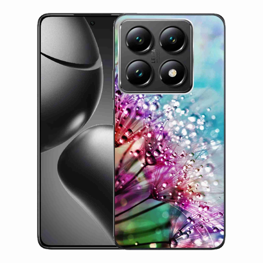 Gél borítás mmCase a Xiaomi 14T Pro számára - színes virágok