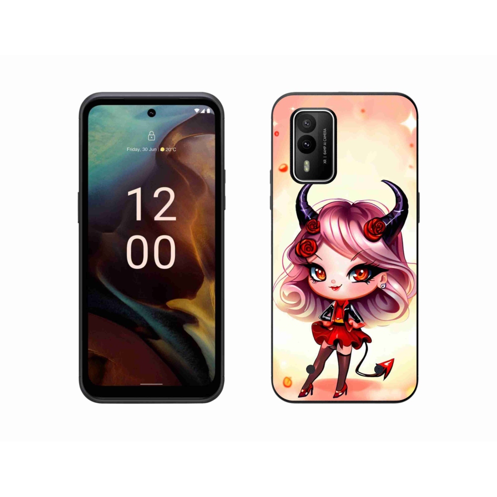 Zselés borítás mmCase a Nokia XR21 készülékhez - rajzfilmördög