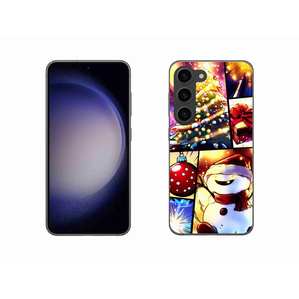 Gél borító mmCase Samsung Galaxy S23 5G - Karácsonyi motívumok 1