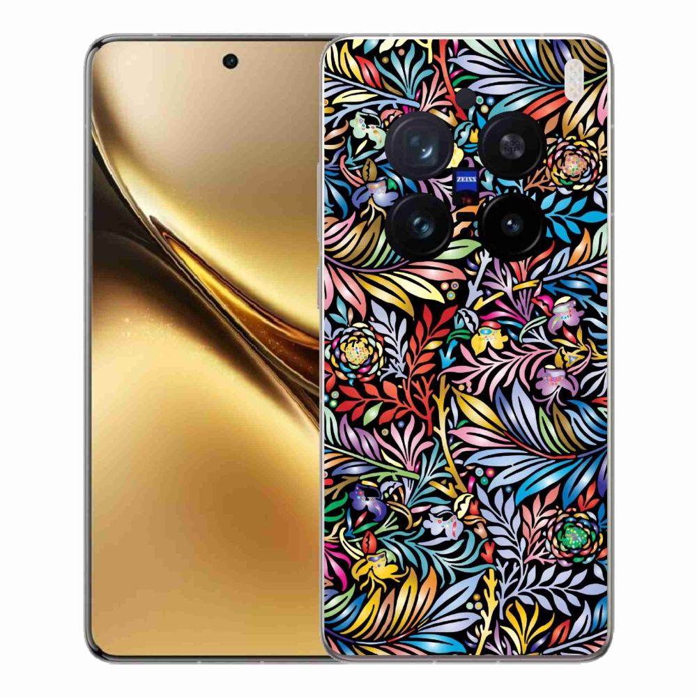 Zselés borítás mmCase a Vivo X200 Pro 5G készülékhez - virágok 5