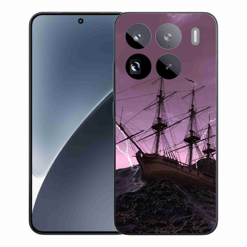 Gél borítás mmCase a Xiaomi 15 Pro számára - hajó a viharban