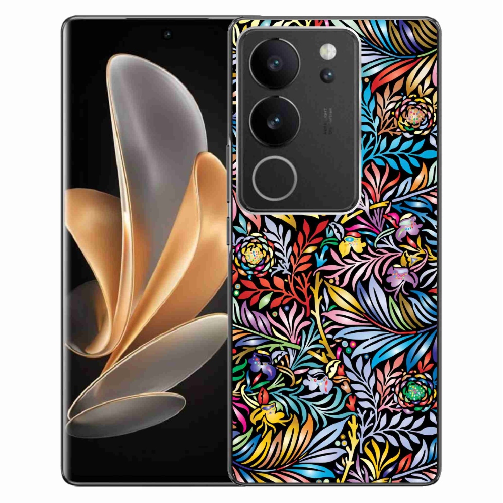 Zselés borítás mmCase a Vivo V29 5G készülékhez - virág 5