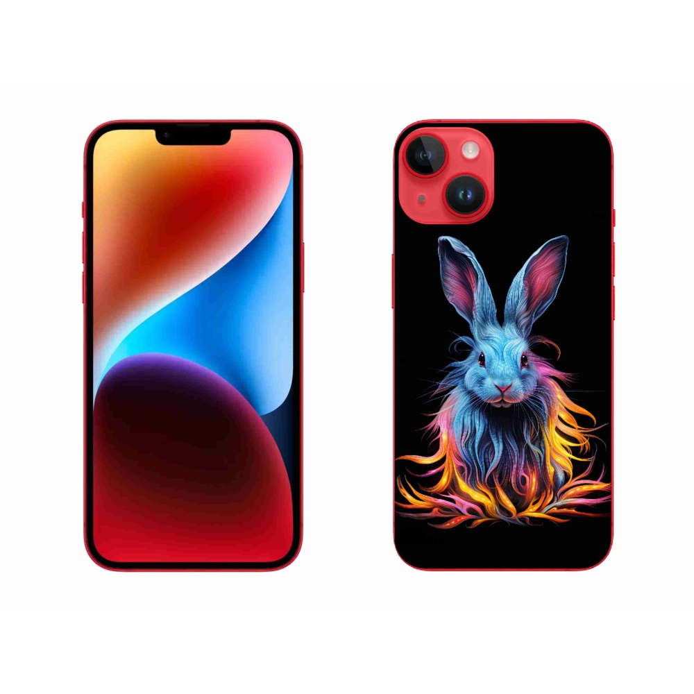 Zselés borítás mmCase iPhone 14 Plus készülékhez - absztrakt nyúl