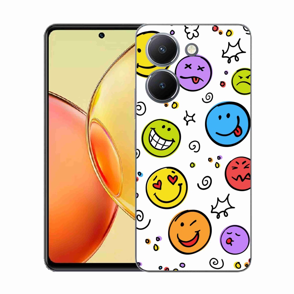 Gél borító mmCase a Vivo Y36-hoz - smiley-k