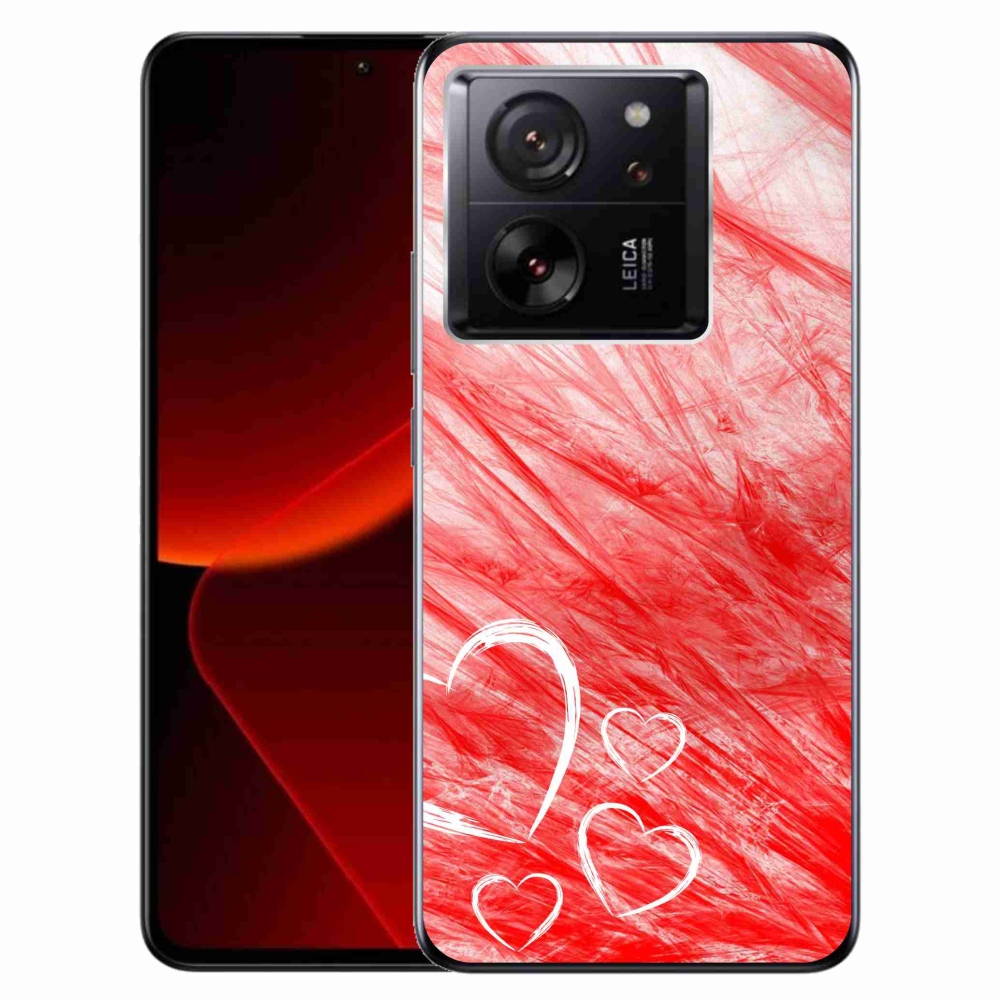 Gél borítás mmCase a Xiaomi 13T/13T Pro számára - szív