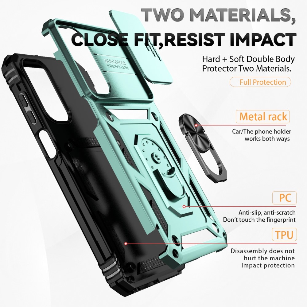 Csúszásálló borítás Samsung Galaxy A35 5G készülékhez - zöld