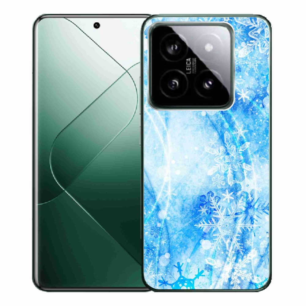 Gél borítás mmCase a Xiaomi 14 Pro számára - hópelyhek