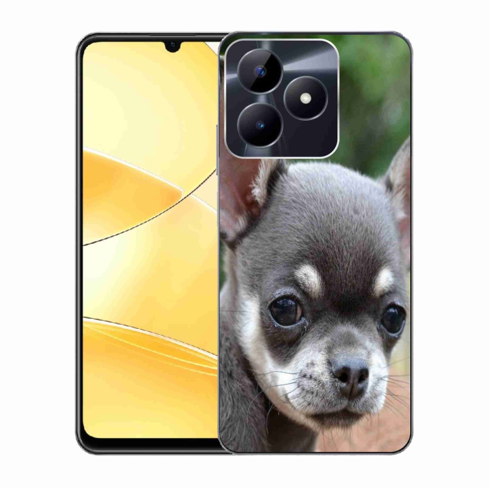 Gél tok mmCase a Realme C51/C53 készülékhez - chihuahua