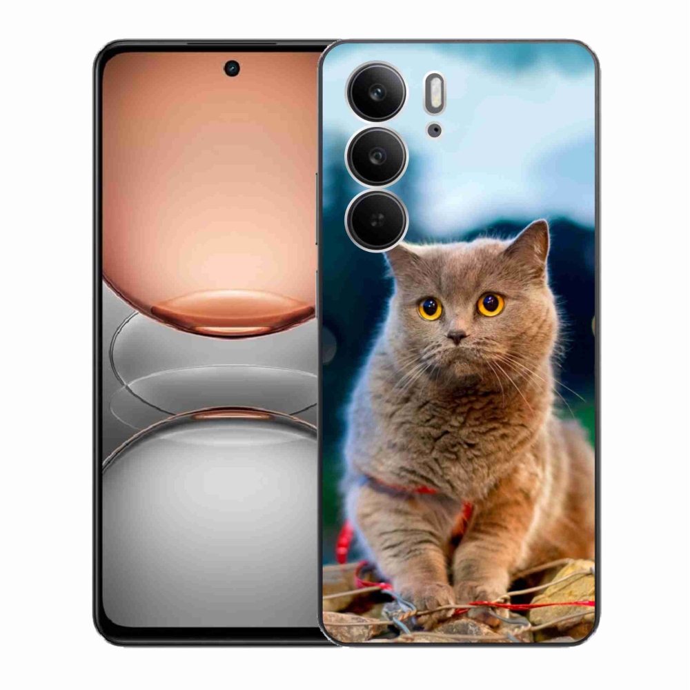 Zselés tok mmCase a Realme C75 készülékhez - brit kék 2