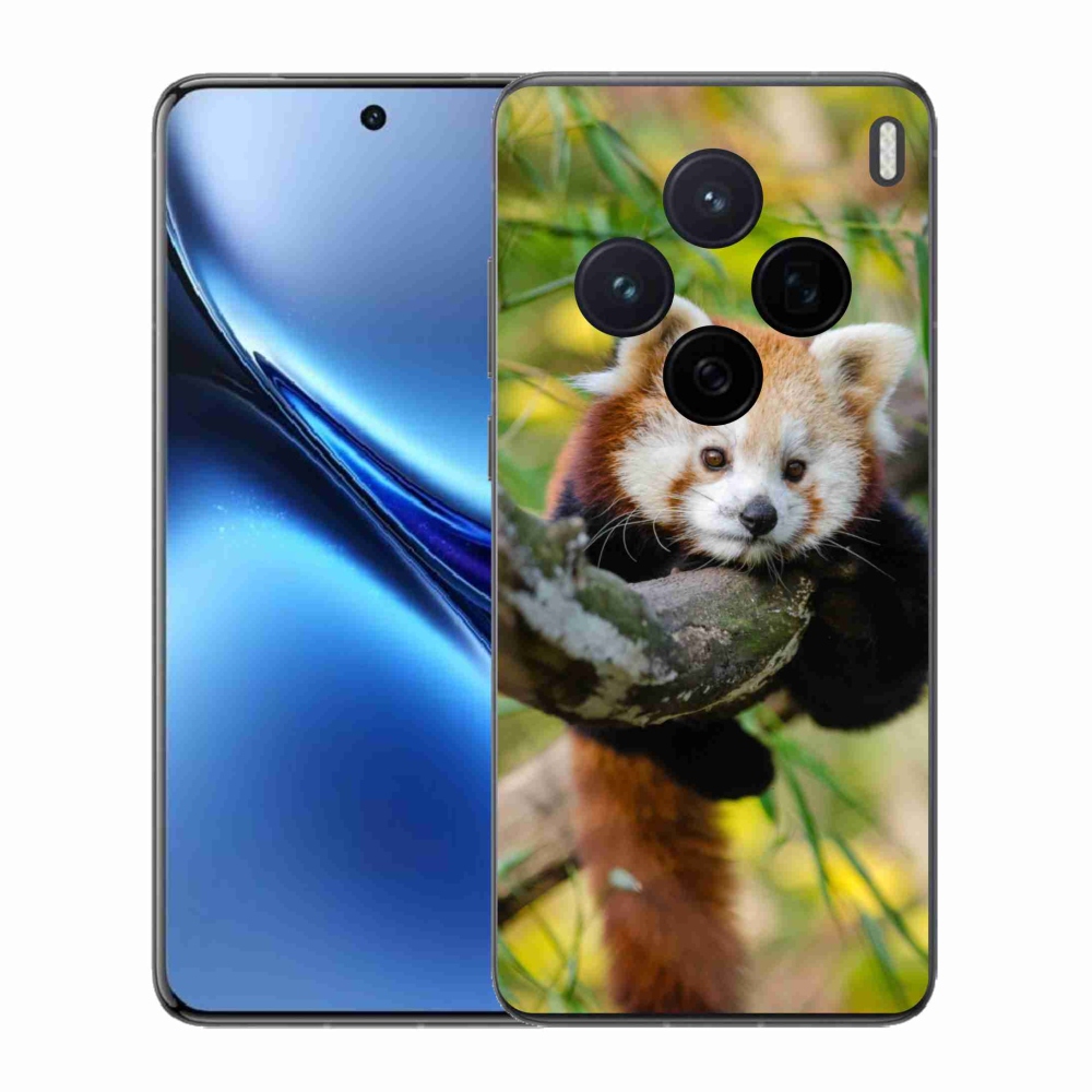 Zselés borítás mmCase a Vivo X200 5G készülékhez - panda piros