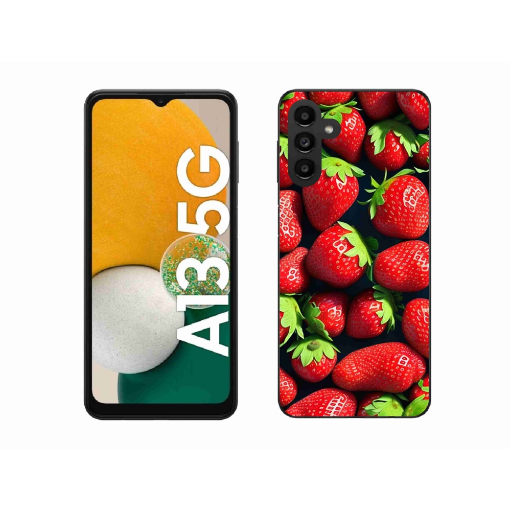 Gél védőhuzat mmCase Samsung Galaxy A13 5G - eper