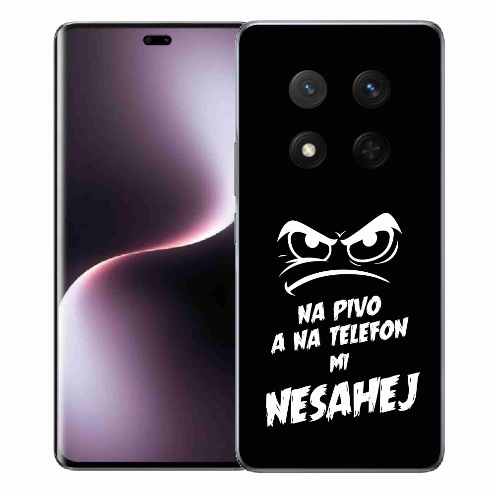 Gél borítás mmCase a Honor Magic 7 Lite 5G számára - sör motívum 2 fekete háttér