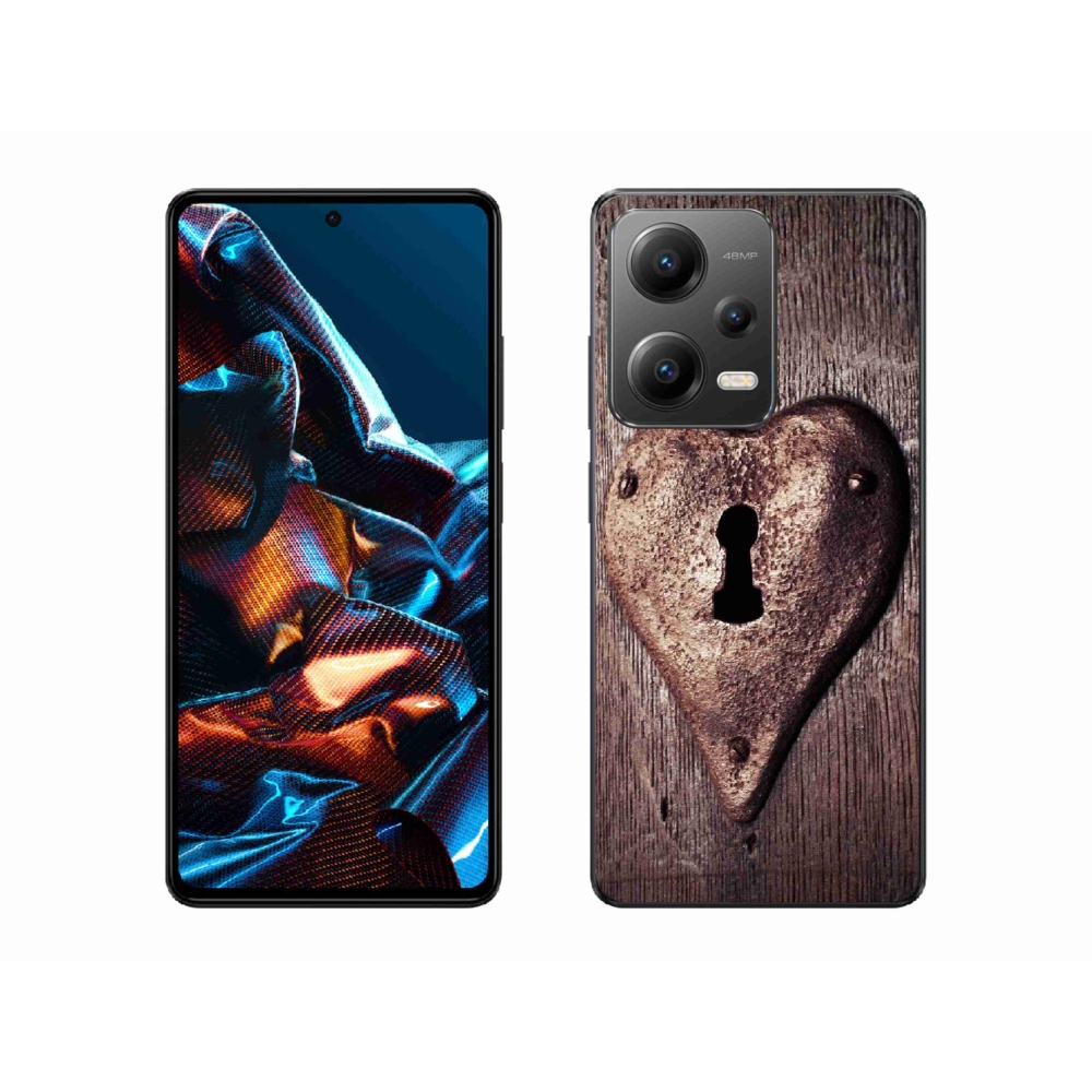 Gél borítás mmCase a Xiaomi Redmi Note 12 Pro 5G-hez - szív alakú zár