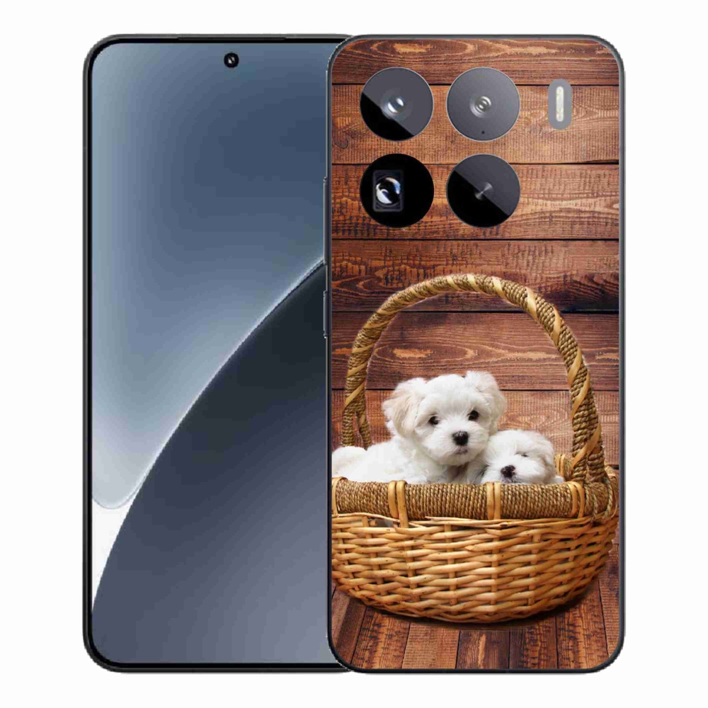 Gél borítás mmCase a Xiaomi 15 Pro-hoz - kölyökkutyák