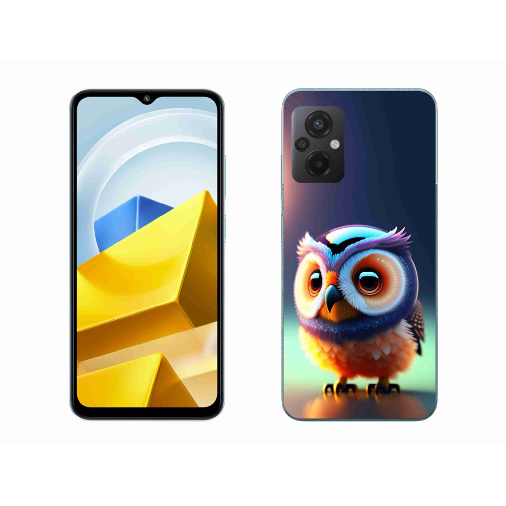 Gél borítás mmCase a Xiaomi Poco M5 4G-hez - bagoly