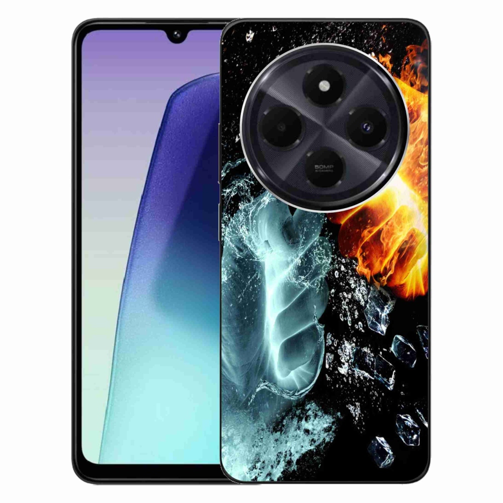 Gél borítás mmCase a Xiaomi Redmi 14C/Poco C75-hez - víz és tűz