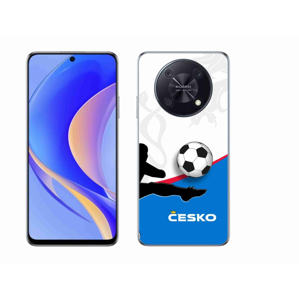 Gél borítás mmCase a Huawei Nova Y90-hez - futball Csehország 3