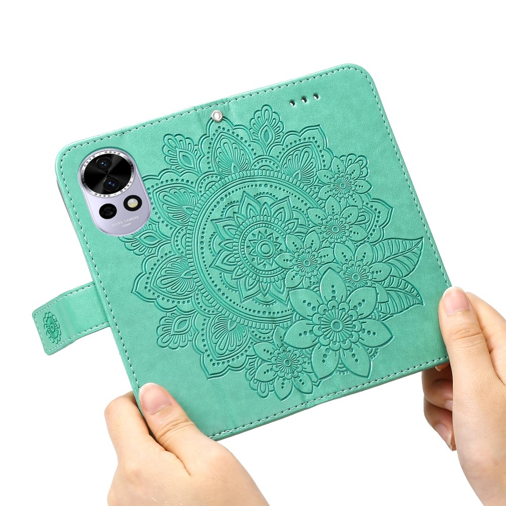 Mandala könyvtáska Huawei Nova 13 5G - teal - teal