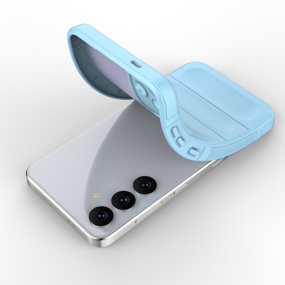 Rugg tartós zselés tok Samsung Galaxy S24 készülékhez - világoskék