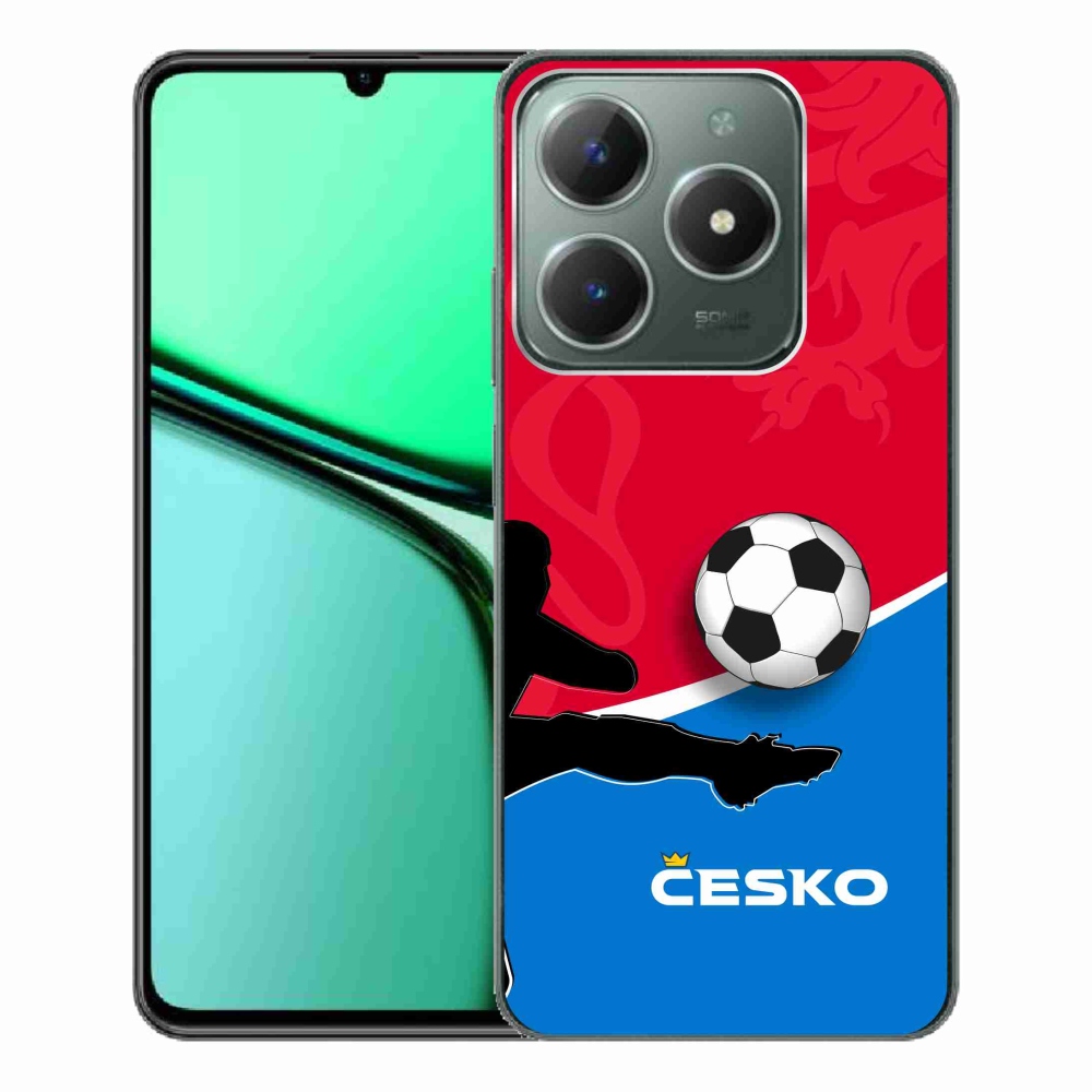 Gél borítás mmCase a Realme C61 készülékhez - futball Csehország 2