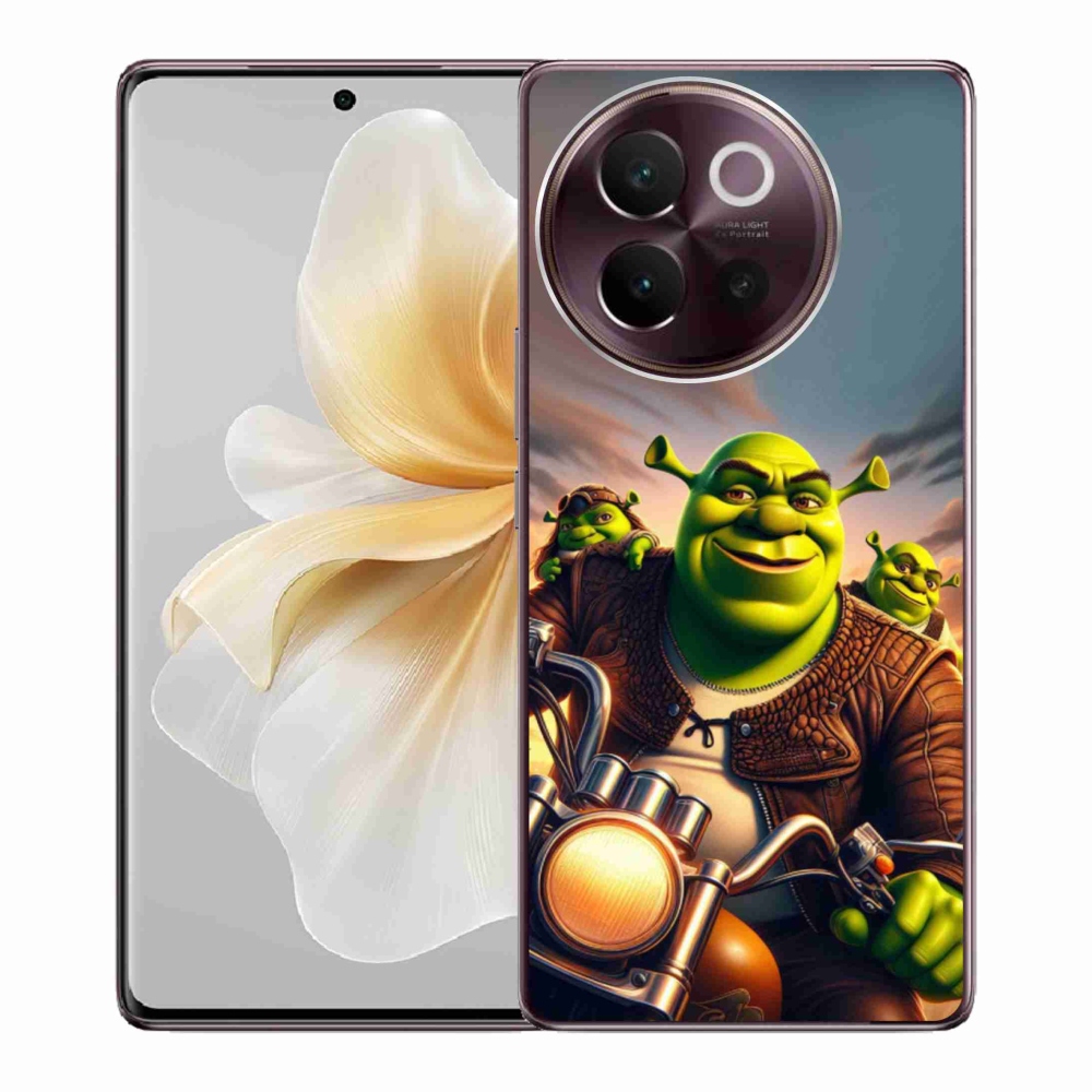 Gél borítás mmCase a Vivo V40 Lite 5G-hez - Shrek egy motorkerékpáron