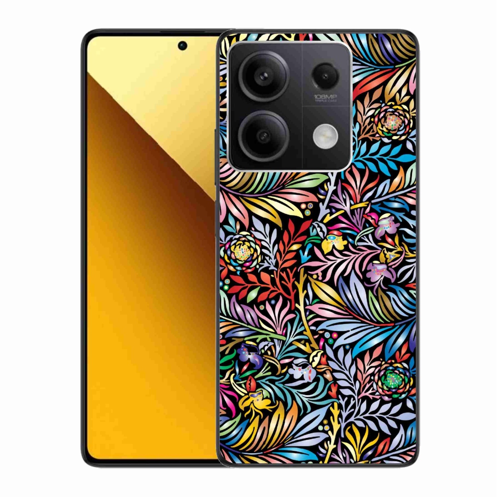 Gél borító mmCase a Xiaomi Redmi Note 13 5G számára - virágok 5