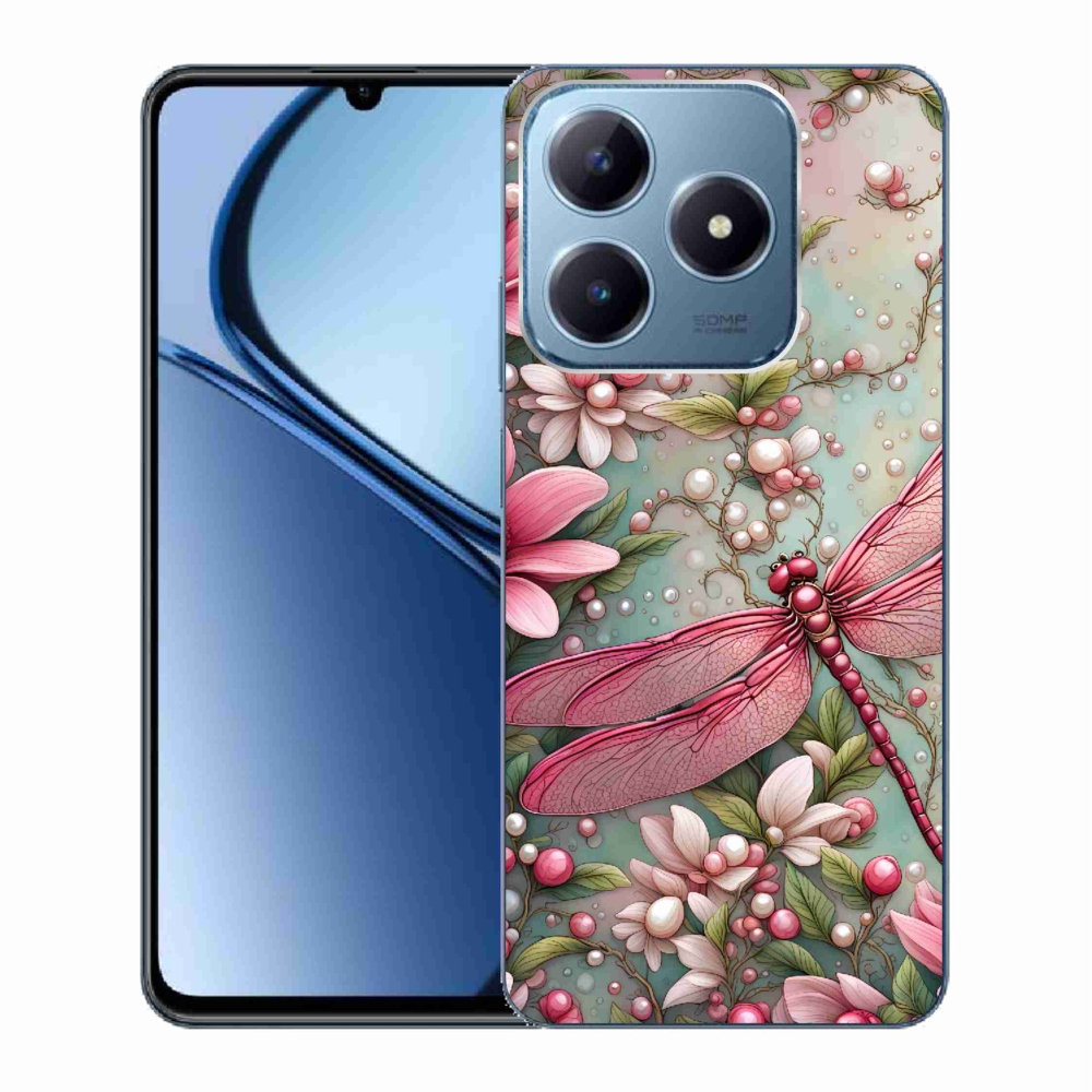 Gél borítás mmCase a Realme C63 készülékhez - szitakötő