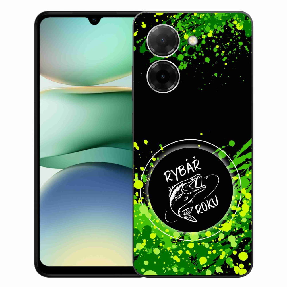 Gél borító mmCase a Xiaomi Redmi A5 (171.7x77.8x8.3mm) - az év halászának fekete háttere