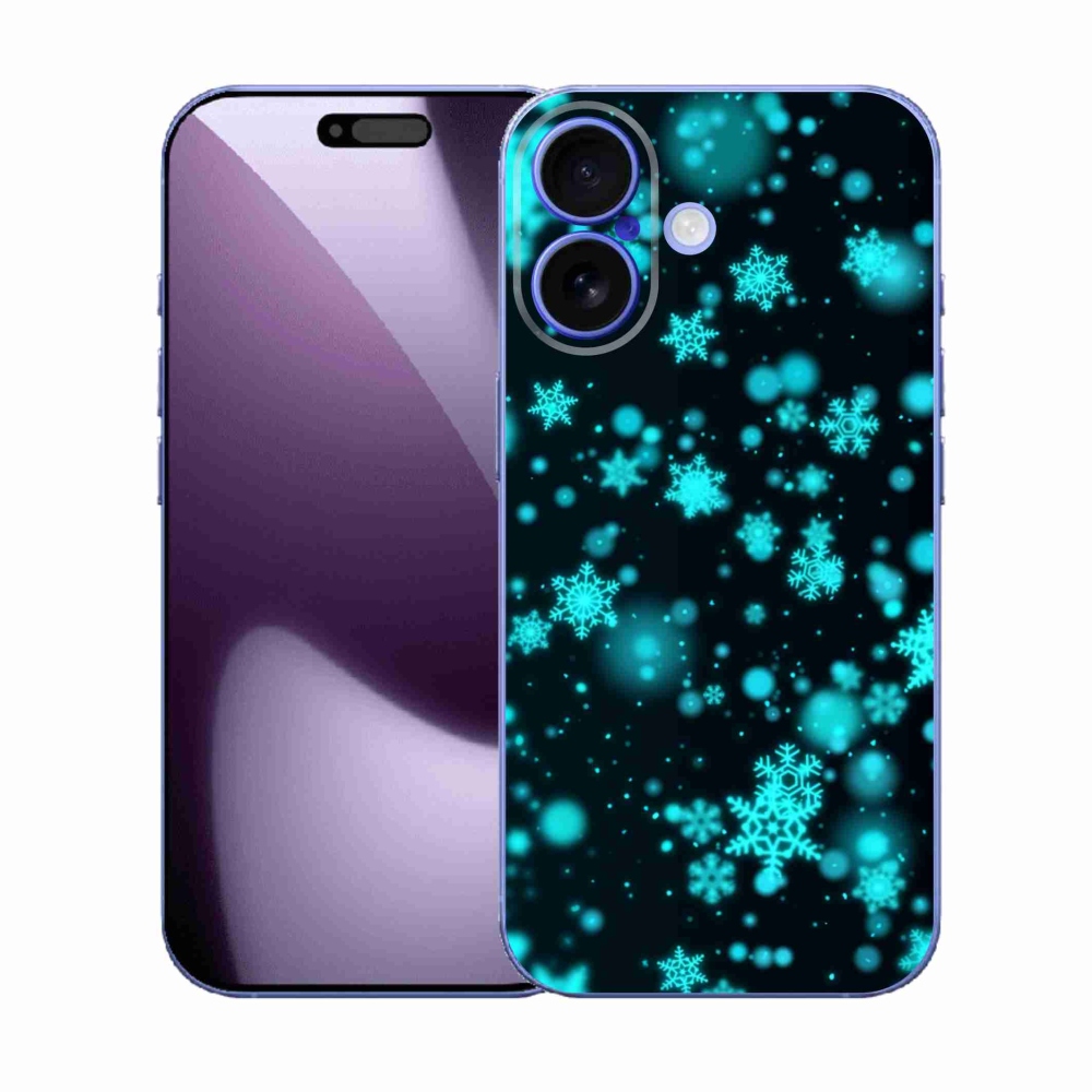 Zselés borítás mmCase iPhone 17 készülékhez - hópelyhek 1