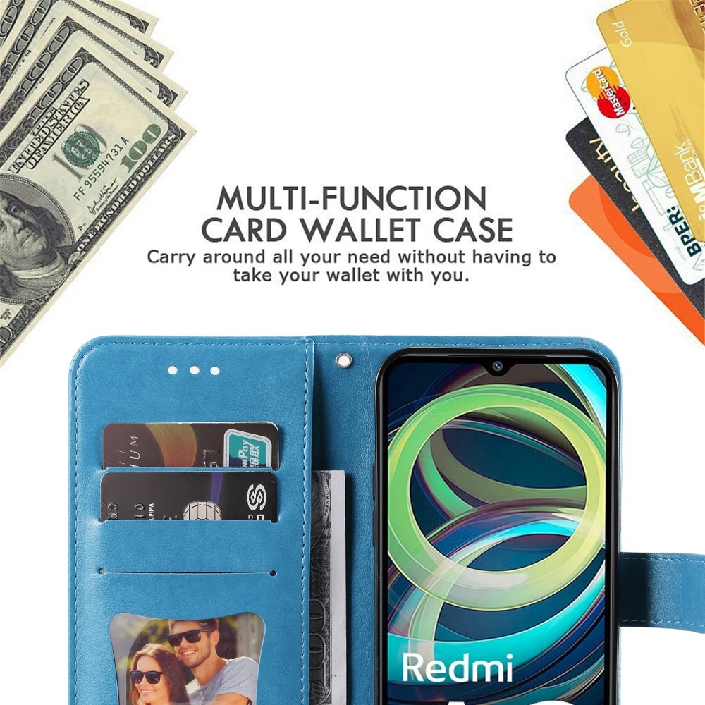 Mandala könyv tok Xiaomi Redmi A3-hoz - kék