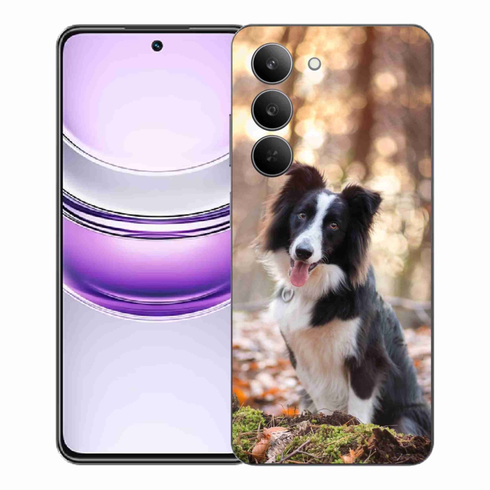Zselés borítás mmCase a Realme 14x 5G készülékhez - border collie 1