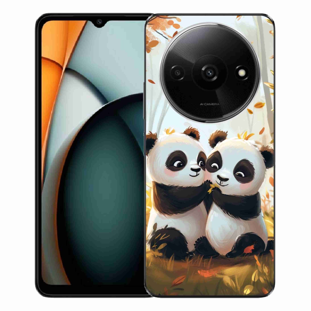 Gél borítás mmCase a Xiaomi Redmi A3-hoz - pandák