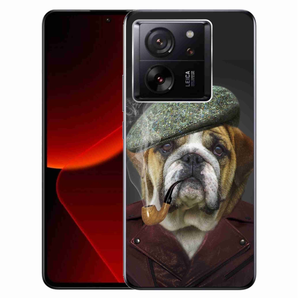 Gél borítás mmCase a Xiaomi 13T/13T Pro számára - kutya csővel