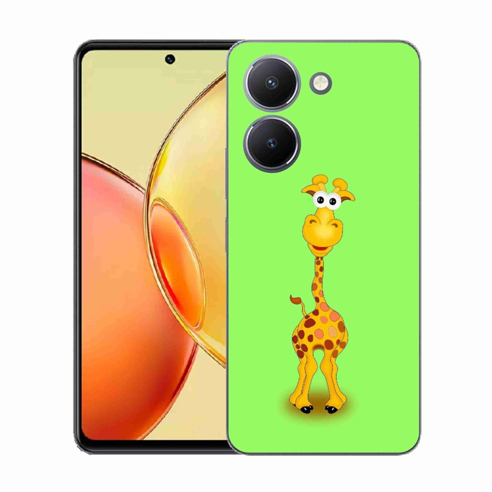 Zselés borítás mmCase a Vivo Y36-hoz - rajzfilm zsiráf