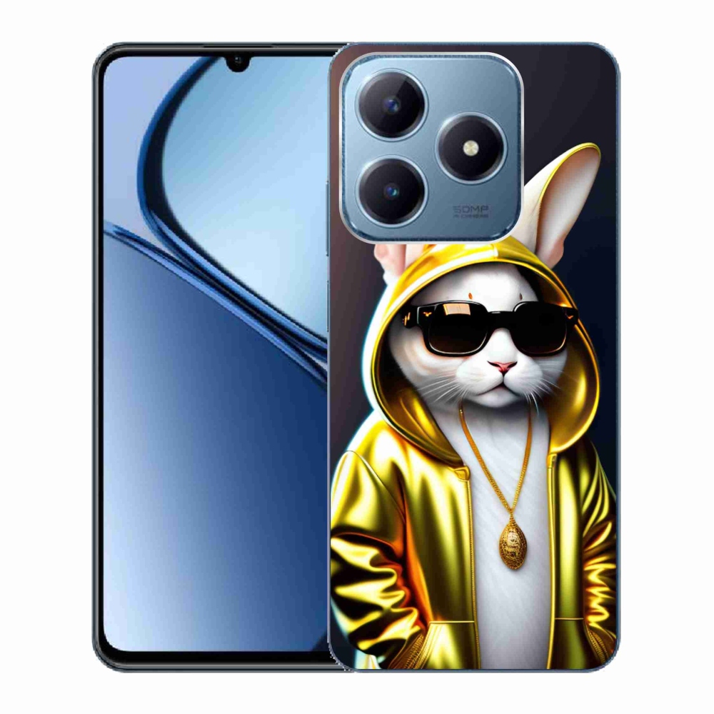 Zselés borítás mmCase a Realme C63 készülékhez - cat boss