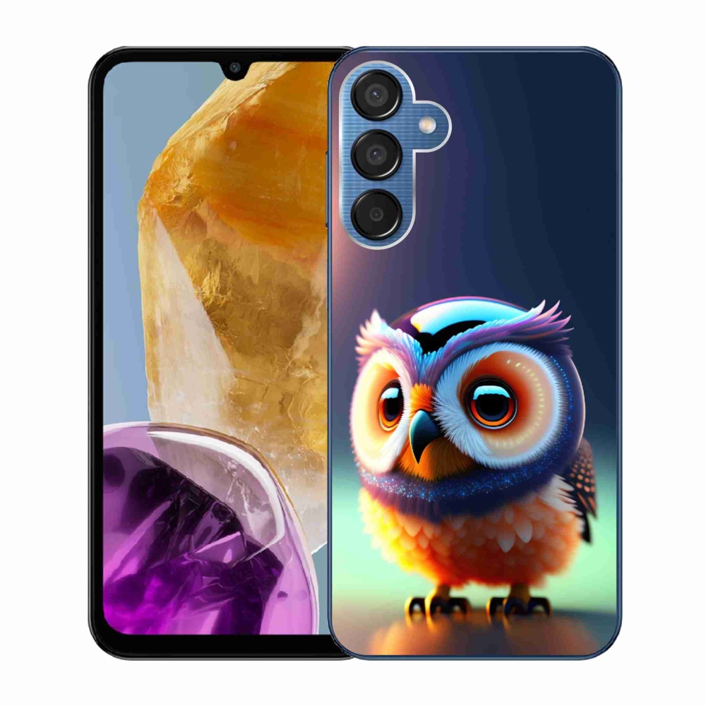 Gél védőhuzat mmCase Samsung Galaxy M15 5G - bagoly