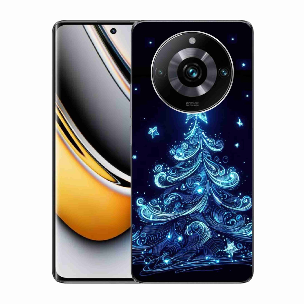 Gél borítás mmCase a Realme 11 Pro/11 Pro+ készülékhez - neon karácsonyfa 4